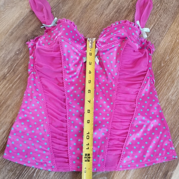 Victoria's Secret Vintage Sexy Little Things Polka Dot Bustier Corset Bra NWT - Picture 8 of 16